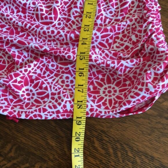 Athleta Pink and White Tankini Top Size 36C - Picture 9 of 9